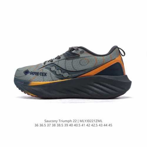 公司级 Saucony 索康尼 Triumph系列 胜利 22代 中性跑鞋 强缓震跑步鞋轻便男女同款跑鞋夏季透气运动鞋子，是来自美国的专业跑鞋品牌，成立于189