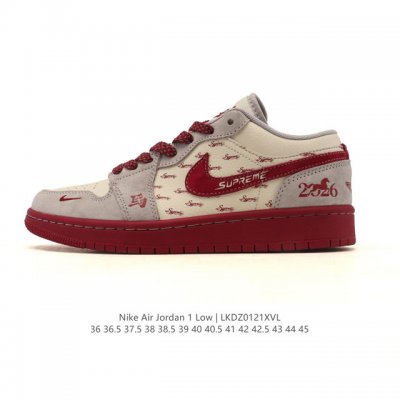 公司级 耐克 乔丹Air Jordan 1 Low Aj1 乔1 乔丹1代Aj1 2026年新款 低帮复古文化休闲运动篮球鞋。该鞋款从 1985 年元年款汲取设