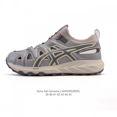 亚瑟士 Asics Gel-Sonoma Cn 轻盈舒适耐磨透气 低帮 洞洞鞋 凉鞋 复古缓震越野运动鞋1012B584-021 硬核户外党必入的3大理由 “踩