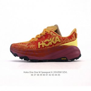 公司级 Hoka One One Speedgoat 6 飞速羚羊6 飞速羚羊系列的第六代越野跑鞋男女士运动鞋，鞋款采用动态鞋面与内部支撑系统，并搭载Hoka久