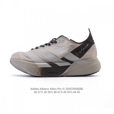 公司级 阿迪达斯 Adidas Adizero Adios Pro 4 舒适防滑耐磨 低帮 休闲跑步鞋 男女同款厚度增高老爹鞋 2025年，Adidas推出了A