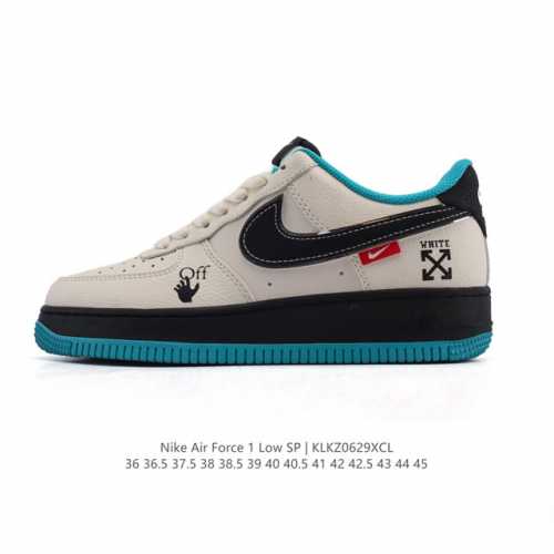 公司级 耐克 Nike Air Force 1 '07 Low 空军一号含气垫 小白鞋 低帮百搭厚底增高休闲运动板鞋。柔软、弹性十足的缓震性能和出色的中底设计，