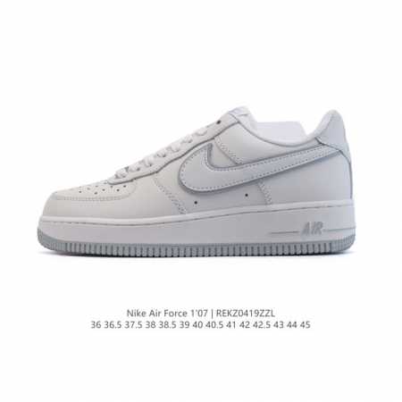耐克 Nike Air Force 7 Low 空军一号含气垫 小白鞋 低帮百搭厚底增高休闲运动板鞋。柔软、弹性十足的缓震性能和出色的中底设计，横跨复古与现代的 - 点击图像关闭
