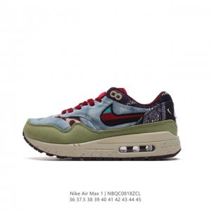 耐克 Nike Air Max 1 男女子运动鞋 气垫缓震慢跑鞋厚底增高跑步鞋。从法国建筑中汲取设计灵感，兼具运动风范和时尚格调，是此系列起初搭载 Air 的鞋