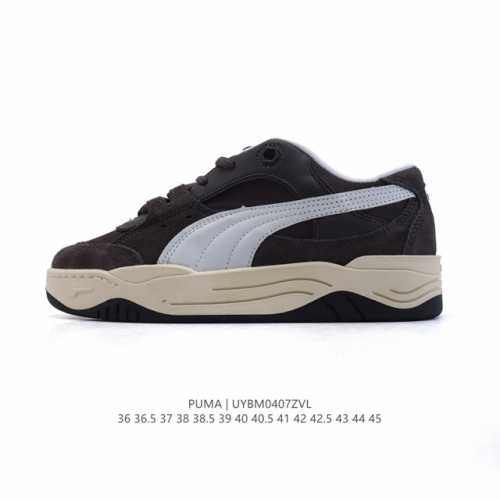 新品 彪马 Staple X Puma 绒面革 时尚简约 防滑耐磨 低帮 板鞋 男女同款彪马 Puma Winterized 面包风复古低帮运动板鞋，来自彪马的