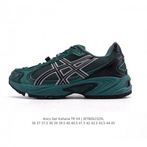 Asics Gel-Kahana Tr V4 亚瑟士户外运动鞋户外运动鞋 脚感非常好透气 户外登山鞋，这双鞋极具户外运动风格设计，大底与中底采用了Ahar耐磨橡