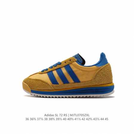 阿迪达斯Adidas SL 72 SHOES 经典复古薄底运动鞋 T头鞋 三叶草复古休闲跑步鞋休闲运动鞋 这款经典运动鞋携复古型格，来访你的活力日常 采用舒爽尼 - 点击图像关闭