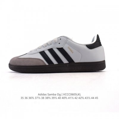 阿迪达斯 德训鞋 Adidas Originals Samba Og Shoes 经典运动鞋小白鞋 T头鞋 男女鞋 彰显休闲摩登风情的时尚经典鞋。它诞生于50年