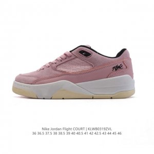 新品公司级 耐克 Nike 乔丹 Jordan Flight Court 时尚休闲 防滑耐磨 低帮运动鞋 复古篮球鞋 男女同款 Jordan 新鞋型 又来了！新