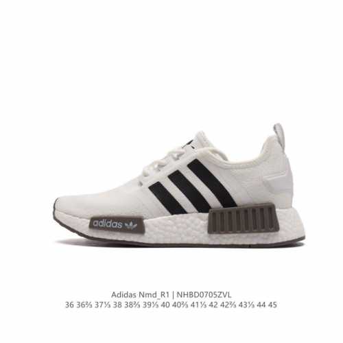 阿迪达斯AdidasNMD_R1 3M反光弹力针织面爆米花缓震男女士时尚舒适缓震运动鞋跑步鞋 。采用时髦廓形 以抢眼外形诠释经典细节 为鞋款注入活力搭配 Boo