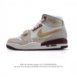 220 【公司级】耐克 Aj 乔丹 Air Jordan Legacy 312 高帮运动鞋 Aj312 乔312百搭篮球鞋 酷炫混搭，谁人不爱？Air Jord