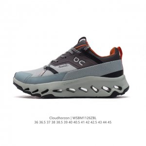 公司级 昂跑 On 训练鞋cloudhoriz Waterproof春夏新品男女同款防水缓震徒步鞋。穿上鞋就跟平常的运动鞋一样，轻巧的很，穿着轻松徒步或重装徒步