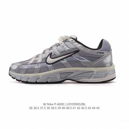 耐克 Nike 男女子休闲运动鞋 p-6000premium 轻便舒适透气防滑缓震耐磨跑步鞋。p-6000 是一款植根于 0 年代风格的混合款式，让人想起去年再 - 点击图像关闭