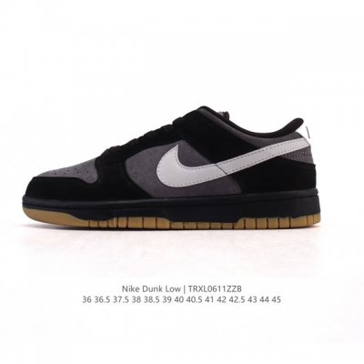 耐克 Nike Sb Dunk Low Pro 运动鞋复古板鞋 路易威登联名 潮滑板鞋。采用柔软皮革鞋面，经久耐穿，塑就如元年款 Dunk 般的复古质感。鞋头透