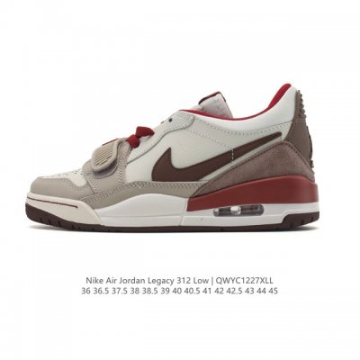 公司级 耐克 Aj 乔丹 Air Jordan Legacy 312 低帮运动鞋 Aj312 乔312百搭篮球鞋 酷炫混搭，谁人不爱？Air Jordan Le