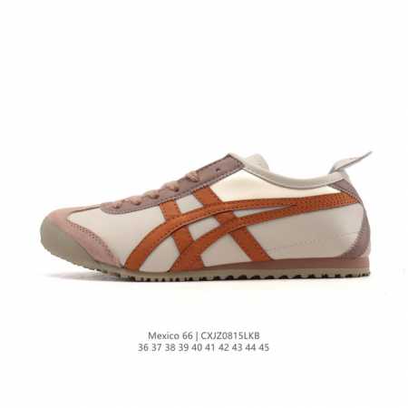 Asics 亚瑟士 男女鞋 配足弓鞋垫 日产经典老牌-鬼塚虎 Onitsuka Tiger Mexico 66经典墨西哥系列复古经典百搭板鞋休闲运动鞋慢跑鞋。采 - 点击图像关闭