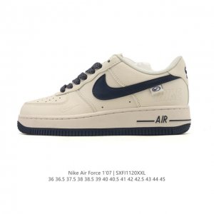 公司级 Af1耐克 Nike Air Force 1 ‘07 Low 空军一号 厚底增高百搭运动板鞋 原楦头原纸板 打造纯正空军版型，专注外贸渠道 全掌内置蜂窝