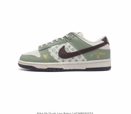 耐克 Nike Dunk Low Retro 运动鞋复古板鞋 路易威登联名款 作为 80 年代经典篮球鞋款 起初专为硬木球场打造 后来成为席卷街头的时尚标杆 现 - 点击图像关闭