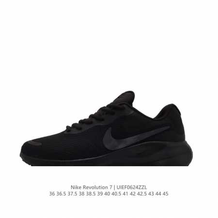 耐克 Nike Revolution 7 Wide 公路跑步鞋 宽版 厚底增高老爹鞋透气网面运动鞋。采用柔软缓震设计，具有出色支撑力，为你开启跑步新境界。这款公 - 点击图像关闭