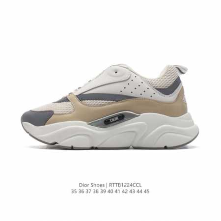 公司级 Dior 迪奥 高奢品牌 彰显高级气质 Dior 运动鞋低帮系列复古百搭休闲鞋时尚慢跑鞋厚底老爹鞋。 码数：35-45 编码：Rttb1224Ccl - 点击图像关闭