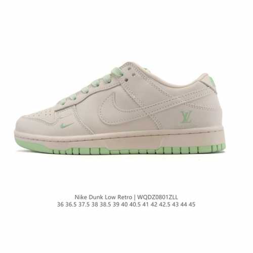 特价 耐克 Nike Dunk Low Retro 运动鞋复古板鞋2025年新款 男女鞋，作为 80 年代经典篮球鞋款，起初专为硬木球场打造，后来成为席卷街头的