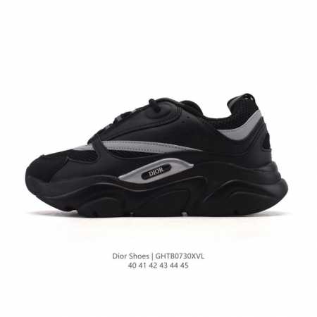 公司级 Dior 迪奥 高奢品牌 彰显高级气质 Dior 运动鞋低帮系列复古休闲鞋时尚慢跑鞋厚底老爹鞋圆头系带 运动跑鞋 生活休闲鞋 男款 时髦单品 时尚百搭 - 点击图像关闭
