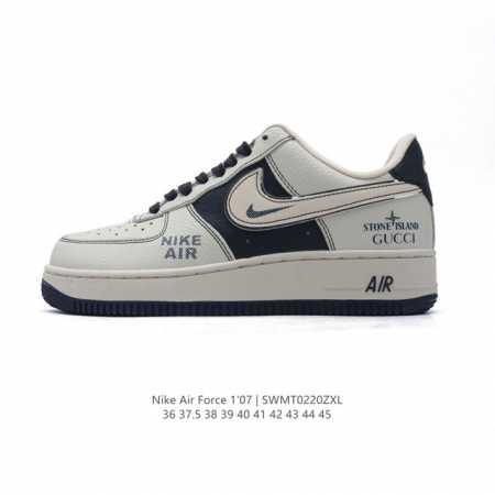 耐克Nike Air Force 1 Low 空军一号 Af1 小白鞋 低帮百搭厚底增高休闲运动板鞋。柔软、弹性十足的缓震性能和出色的中底设计，横跨复古与现代的 - 点击图像关闭