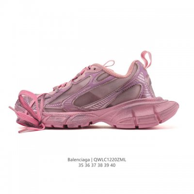 公司级 巴黎世家 Balenciaga 3Xl Sneakers 巴黎世家 十代网布系带低帮走秀复古老爹运动鞋 解构绑带 透气网纱 网面 材料和聚氨酯 磨损效果