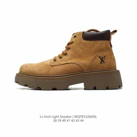 公司级 Lv靴子louis Vuitton全新lv路易威登 X Trainer Sneaker Low 休闲运动文化百搭板鞋 路易威登中帮马丁靴踢不烂经典大黄靴 - 点击图像关闭
