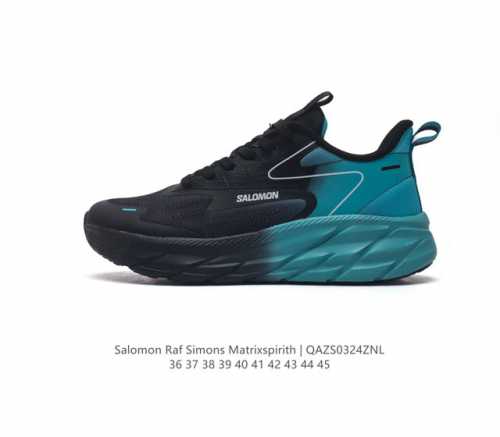 萨洛蒙 Salomon Raf Simons Matrixspirith 运动鞋 缓冲轻量 缓震回弹运动鞋跑鞋 厚底增高老爹鞋一脚蹬慢跑鞋 Salomon 是一