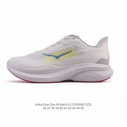 Hoka One One独特的竞训鞋,主打舒适软弹Hokamach马赫6#竞速跑鞋 Hoka Mach 6 轻盈且富有弹性的舒适感！迄今为止最轻量灵敏的Mach