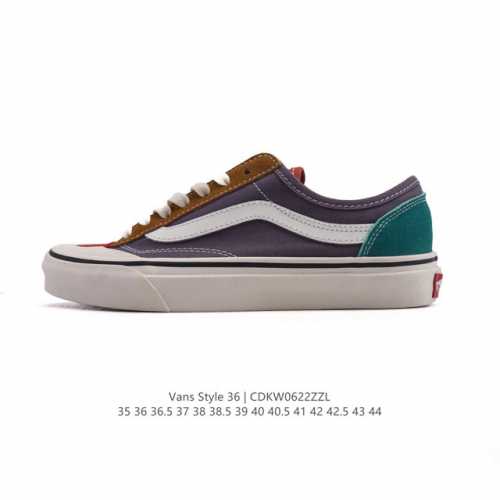 真标 带半码 Vans 万斯 Style 36 经典低帮休闲运动硫化滑板板鞋。真的是吹爆的系列,那就是Vansstyle36系列低帮经典复古文化休闲运动篮球鞋好