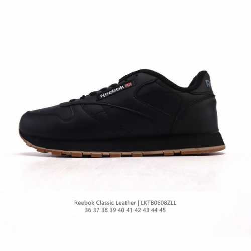 新品 锐步 Reebok Classic Leather 舒适百搭防滑 低帮运动跑步鞋 男女同款 白色复古越野鞋，钩环设计太绝了！Reebok Classic