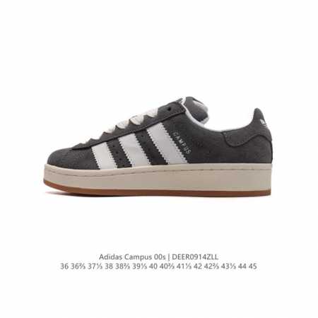 Adidas阿迪达斯.三叶草campus 00S 面包鞋复古休闲板鞋。千禧回潮！Adidas Campus 00S 经典再现！面包化的campus鞋款在今年受到 - 点击图像关闭
