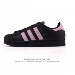 真标 阿迪达斯 Adidas Superstar 2025年新款鞋子 蛇年新款经典贝壳头系列 新款休闲板鞋潮流男女士运动鞋。鞋面柔软皮革拼接材质 标志性的贝壳鞋