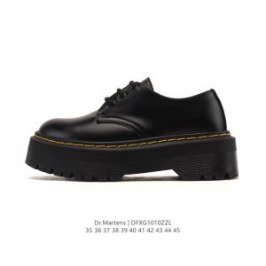 D.R Martens 马汀博士 商务皮鞋 低帮马丁靴 男女士休闲鞋 增高厚底网红经典英伦风上线人手必备Dr.Martens 复古靴子 低帮系列 防滑 潮流休闲