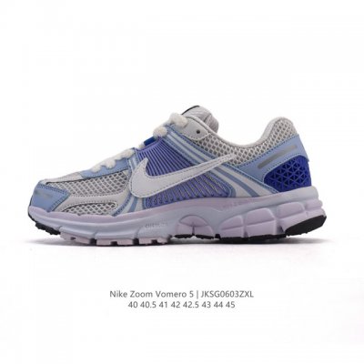 真标 耐克 Nike 耐克夏季 Zoom Vomero 5 运动鞋休闲训练跑步鞋。Nike Zoom Vomero 5 男子运动鞋妥帖包覆足部，提供透气支撑效果