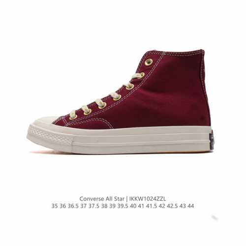 Converse All Star 高帮运动鞋 厚底增高 一星匡威全明星复古 休闲运动硫化百搭板鞋 经典帆布鞋学院风学生鞋 这个系列是匡威最古老的系列了。是匡威