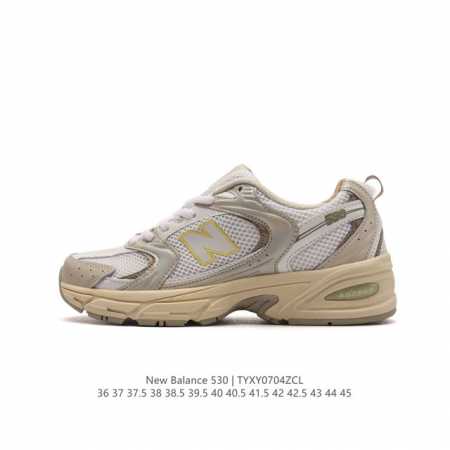 公司级 新百伦 NB530 New Balance 530 复跑古鞋NB530这鞋双确实是NB家经复典古款式之一，以全科新技诠释，成打功造530鞋款。鞋面保在持 - 点击图像关闭