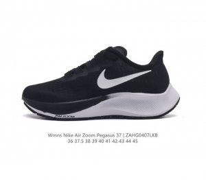 耐克 Nike Air Zoom Pegasus 37 登月跑鞋登月37代 马拉松 透气缓震疾速跑鞋超级飞马涡轮增压马拉松休闲运动慢跑鞋鞋。采用透气网眼鞋面搭配
