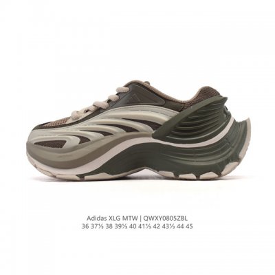 公司级 阿迪达斯 Adidas Xlg Mtw系列 舒适 织物防滑耐磨 低帮跑步鞋 男女同款休闲跑步鞋限定配色 设计感炸裂，巴黎世家最强平替#阿迪达斯Fos系列