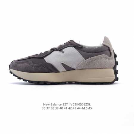 真标 Nb 新百伦 New Balance 327系列复古休闲运动慢跑鞋时尚男女运动鞋 以更纯粹的复古风格设计打造的全新造型 侧身还以解构设计，将 N 字标志以 - 点击图像关闭
