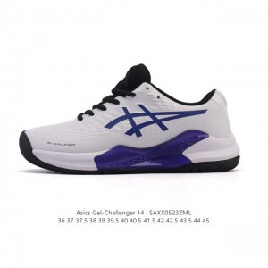 新品公司级 Asics Gel-Challenger 14 舒适 百搭 低帮 小白鞋 网球鞋 男女款 白色 亚瑟士Gel Challenger 14网球鞋#亚瑟