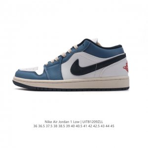 头层皮 耐克 乔丹air Jordan 1 Low Aj1 乔1 乔丹1代aj1 低帮复古文化休闲运动篮球鞋。该鞋款从 1985 年元年款汲取设计灵感，焕新演绎