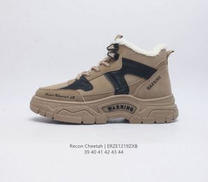 加绒 海外代购潮牌 Recon Cheetah 小红书爆款慢板鞋 明星同款中帮靴子 新款时尚百搭休闲款运动鞋 鞋面走线精整 清晰质感 原单品质 采用家族工艺 高