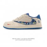 真标 耐克 Nike Air Jordan 1 Low Og Sp Military Blue Aj1乔1倒勾 2025年新款 低帮篮球鞋 Aj1 乔丹1代 A