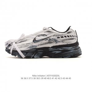 Ins爆火全新韩系古着风，回味经典 Nike 耐克Initiator Running创始者系列复古厚底增高老爹休闲运动舒适跑鞋。 货号：394055 尺码: 3