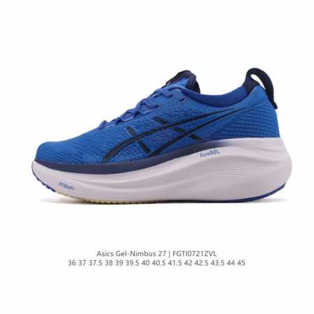 公司级 Asics亚瑟士升级Gel-Nimbus 27男女同款跑鞋透气缓震回弹跑鞋N27跑步鞋该鞋款专为提高跑者舒适度和运动表现而设计，搭载了新型鞋面材料和更强 - 点击图像关闭