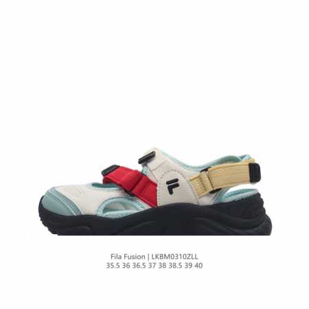 斐乐女士凉鞋 Fila Fusion 意大利百年经典运动品牌，网红单品 小红书推荐爆款。Fila斐乐火星鞋新款厚底增高老爹鞋 复古百搭运动鞋斐乐潮牌文化球鞋 街 - 点击图像关闭