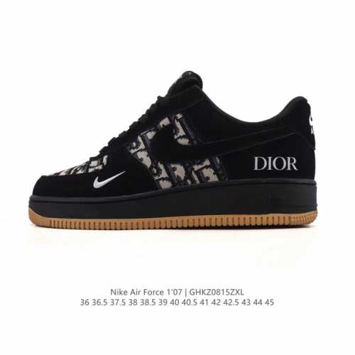 耐克 Nike Air Force 1 '07 Low 空军一号含气垫 小白鞋 2025年新款 低帮百搭厚底增高休闲运动板鞋。柔软、弹性十足的缓震性能和出色的中